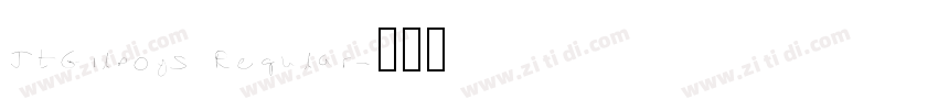 JtGilboys Regular字体转换
